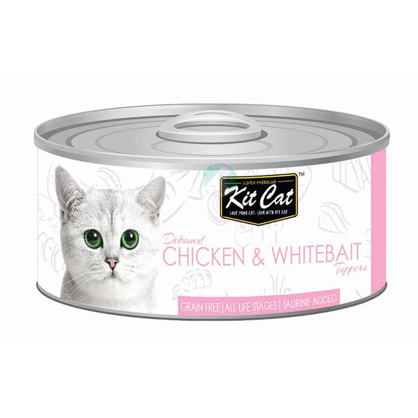 کنسرو گربه نچرال ژله ای  مرغ و ماهی طعمه Kitcat
